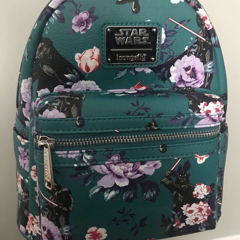 Loungefly Star Wars Darth Vader floral backpack